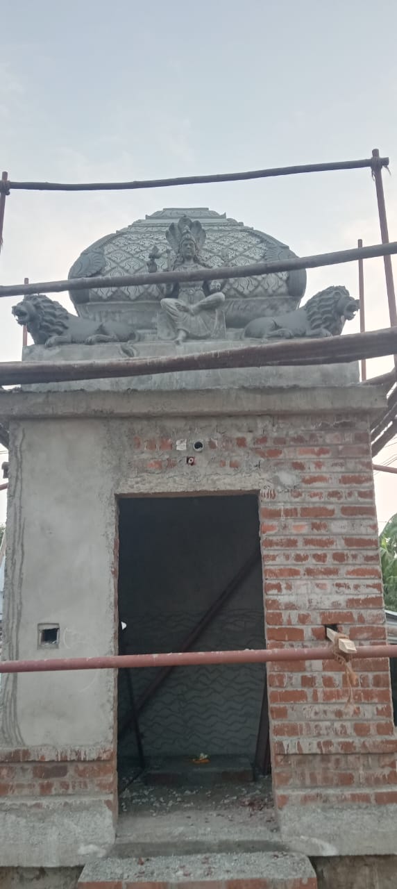 Temple gopuram reconstruction 2025 — கோபுரப் பணிகள் நடைபெறுகின்றன